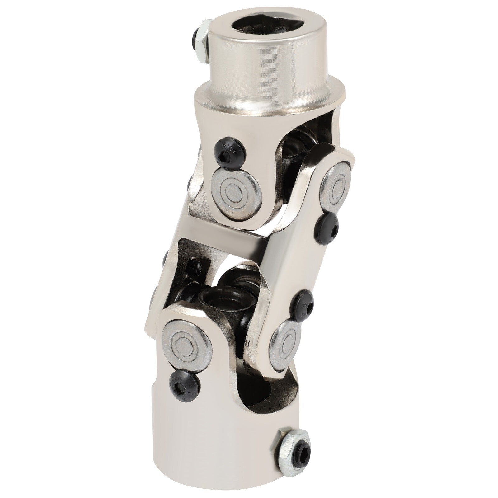 1" DD X 3/4" DD Double Steering U-Joint Chrome Universal Steering U Joint Shaft 6B93BC-57