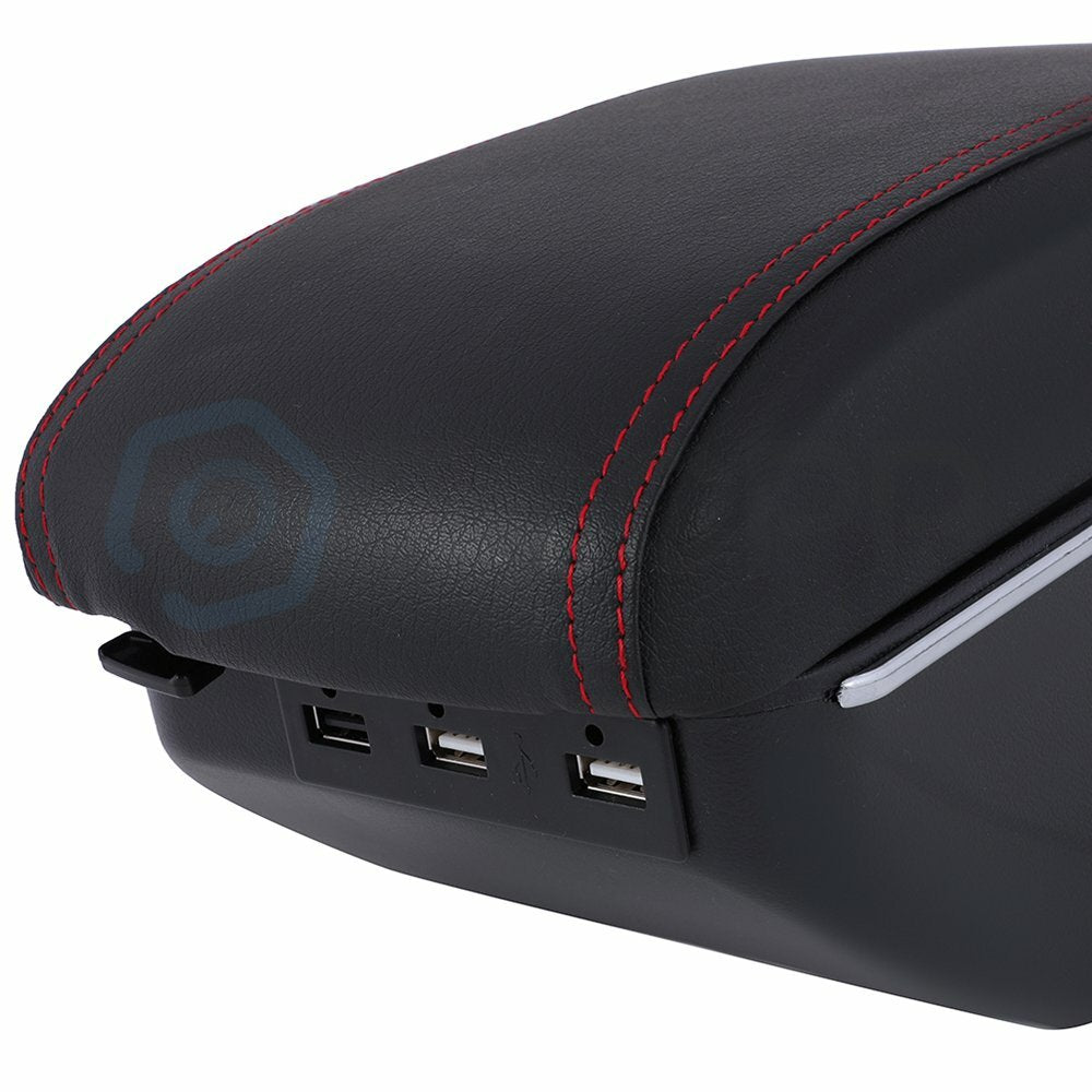 For Nissan Juke 10-15 Black Center Console Container Armrest Storage Box 6B93BC-57