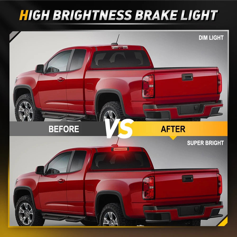 LED Third 3rd Brake Cargo Light Lamp For 2015-2023 Chevrolet Colorado GMC Canyon 6B93BC-57