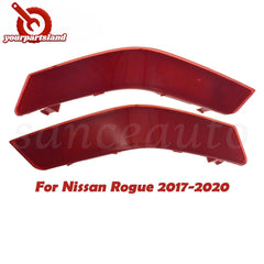 Pair Left Right Rear Bumper Marker Light Reflector For Nissan Rogue 2017-2020 6B93BC-57