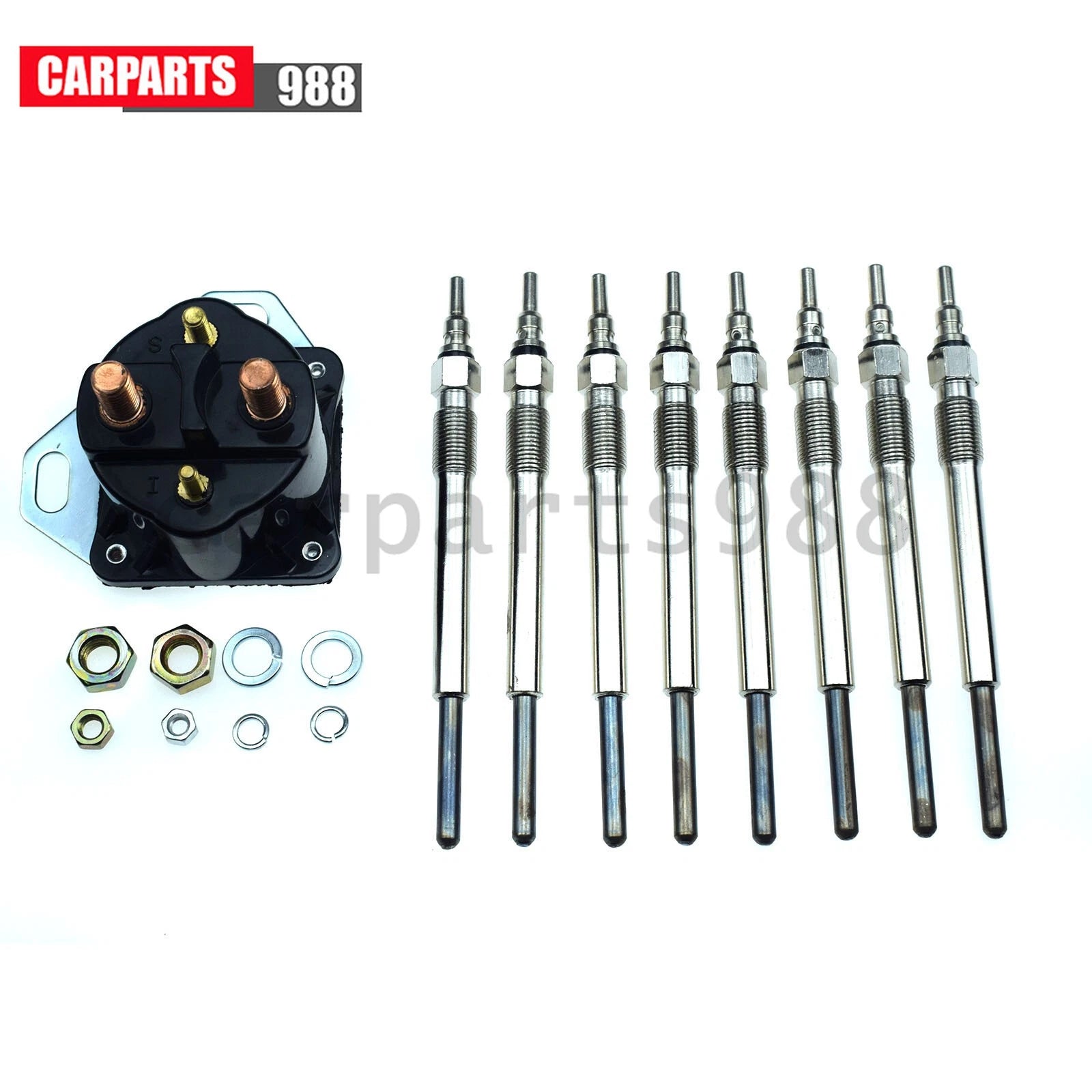 Diesel Glow Plug & Controller Kit for 97-03 Ford 7.3L Powerstroke F4TZ12A342BA 6B93BC-57