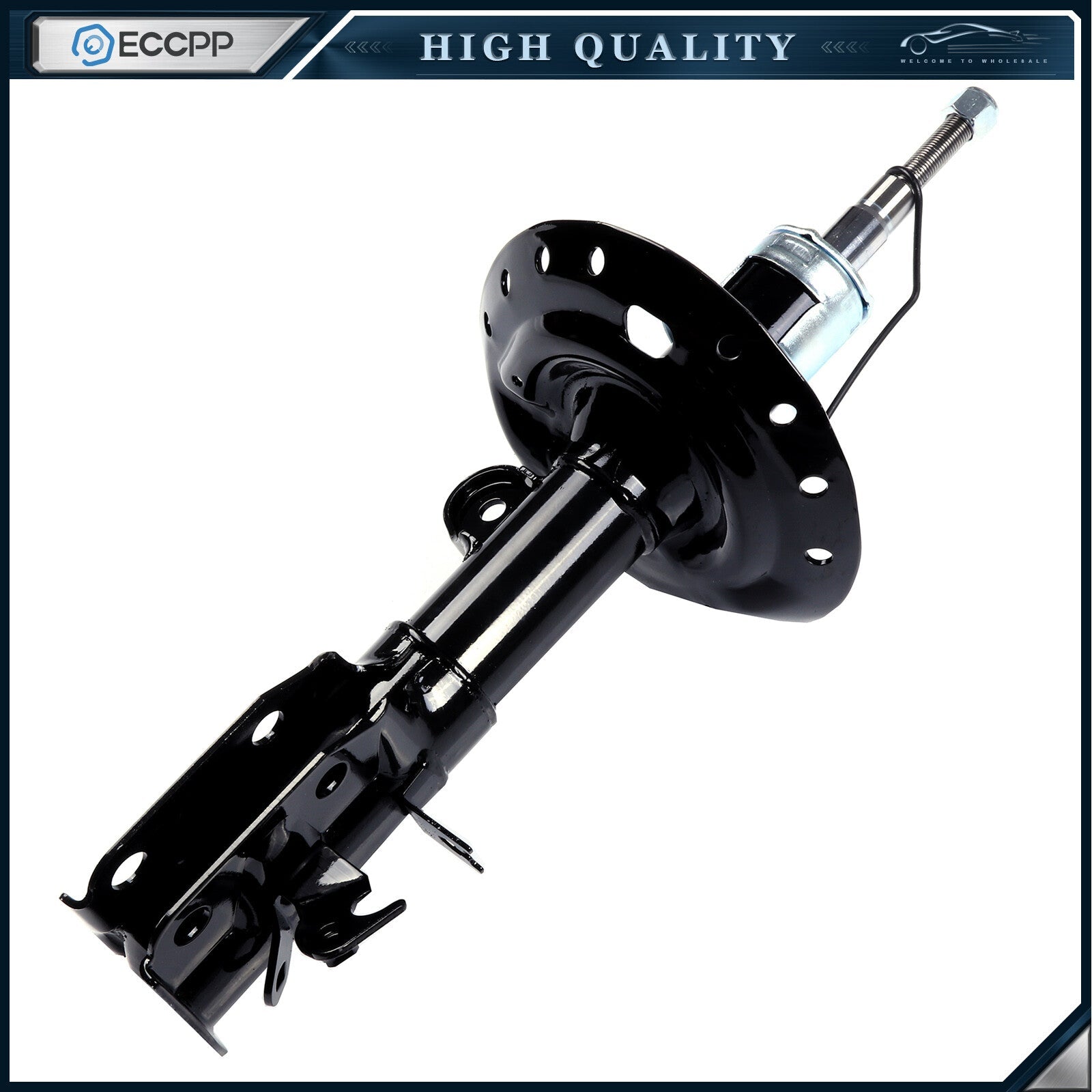 Front Pair Struts Shocks For 2009-2013 Honda 1.5L FWD Left Right ECCPP 6B93BC-57