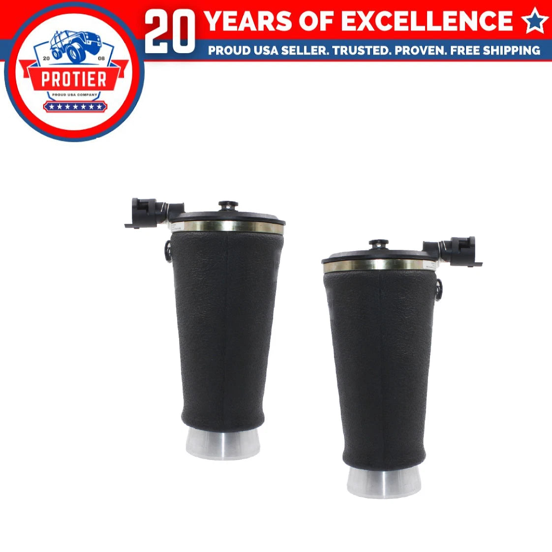 Rear Suspension Air Spring Pair Fit 1990-2011 Lincoln Town Car - HD for Limo 6B93BC-57