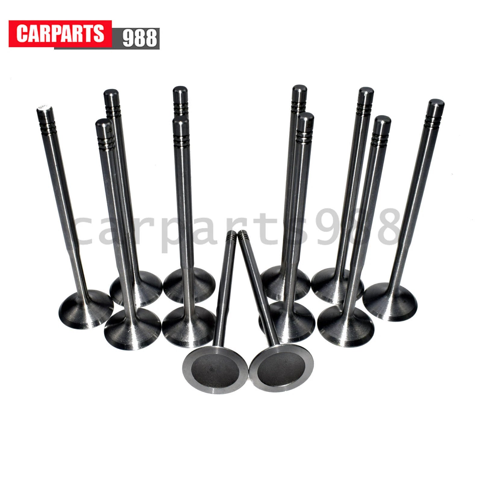12Pcs Intake Valves 058109601C For Audi A4 TT VW Beetle Golf Passat Jetta 1.8L 6B93BC-57
