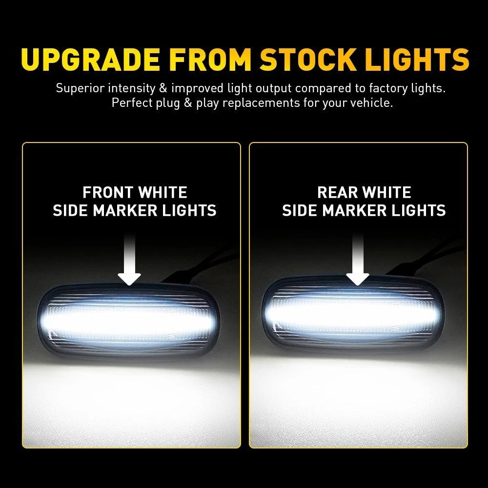 For Dodge RAM 2500HD 3500HD 2003-2009 Fender Marker Dually Bed LED Light White A 6B93BC-57