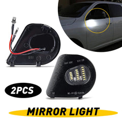 LED Side Mirror Puddle For Lights Dodge Ram 10-19 1500 2500 3500 4500 5500 Truck 6B93BC-57