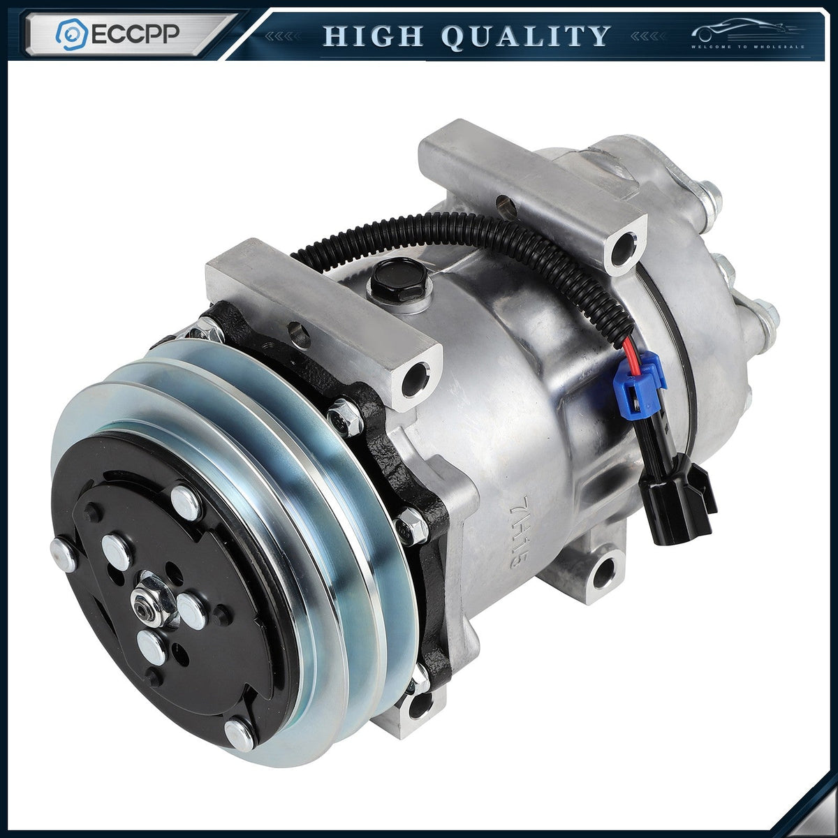 ECCPP AC A/C Compressor And Clutch For Volvo VNL 10.8L 11.9L 2012-2014 6B93BC-57