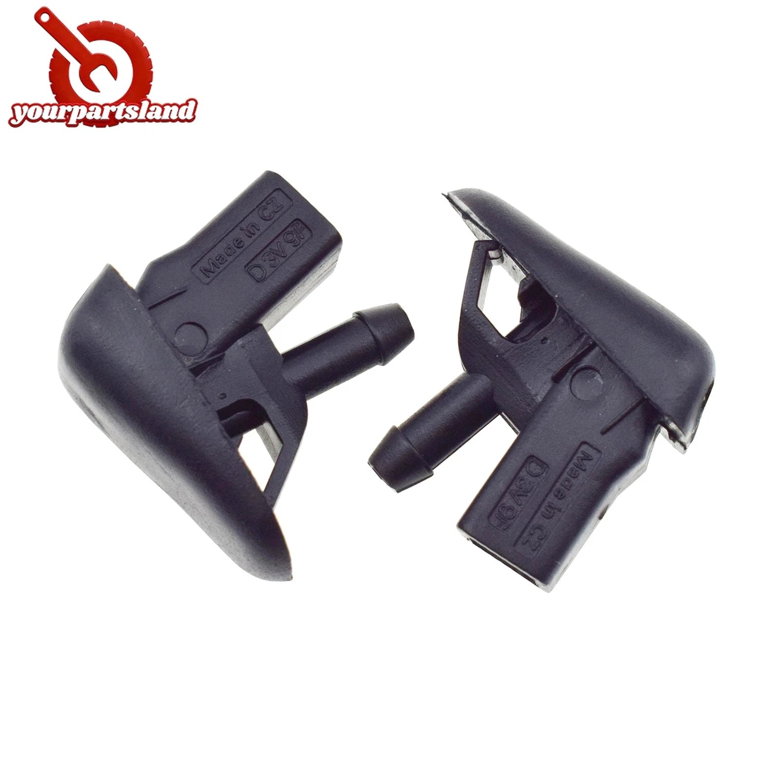 Pair Windshield Hood Washer Nozzle for Volvo XC60 V70 XC70 S80 10-13 31301826 6B93BC-57