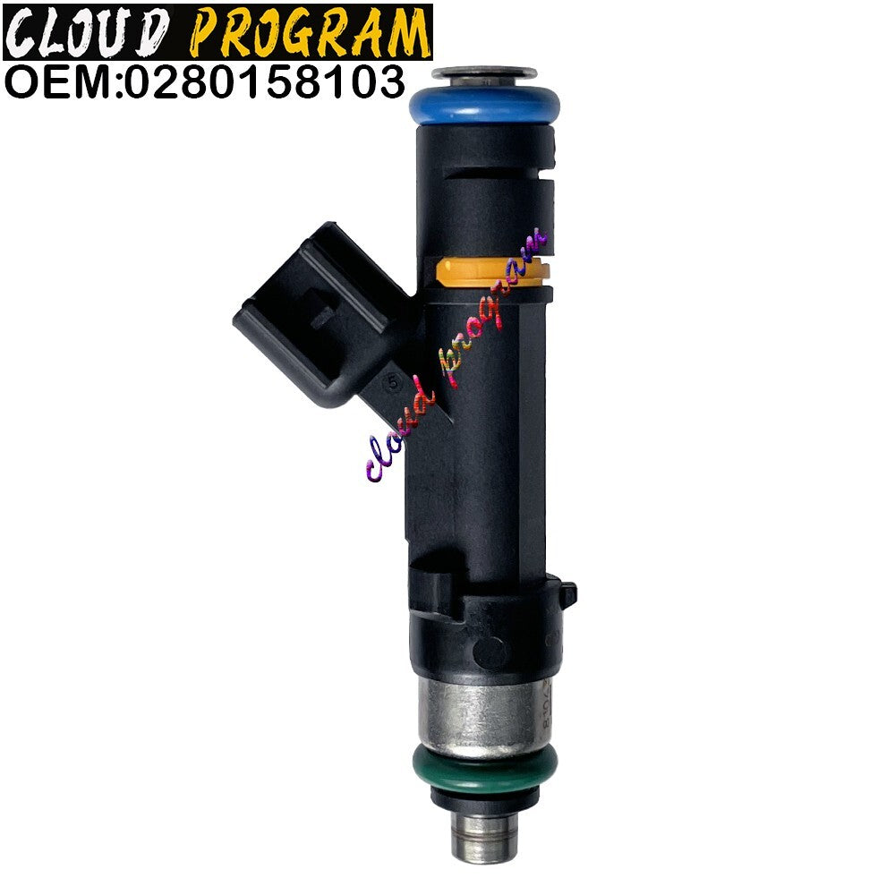 0280158103 Set of 4 Fuel Injectors For FoMoCo 2006-2012 Mazda 3 2.0L 6B93BC-57