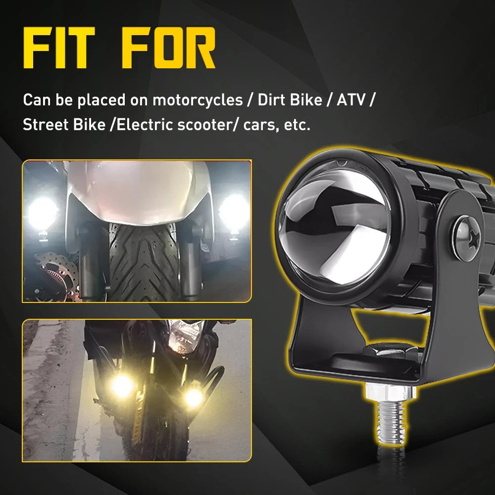 Universal Led Spotlight Driving Fog Light Lamp For Motorcycles Street Bike Car A 6B93BC-57