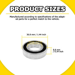 Wheel Bearing Fit Yamaha Dirt Bike YZ450F 2003-2013 450 / YZ125 1998-2018 125 A 6B93BC-57