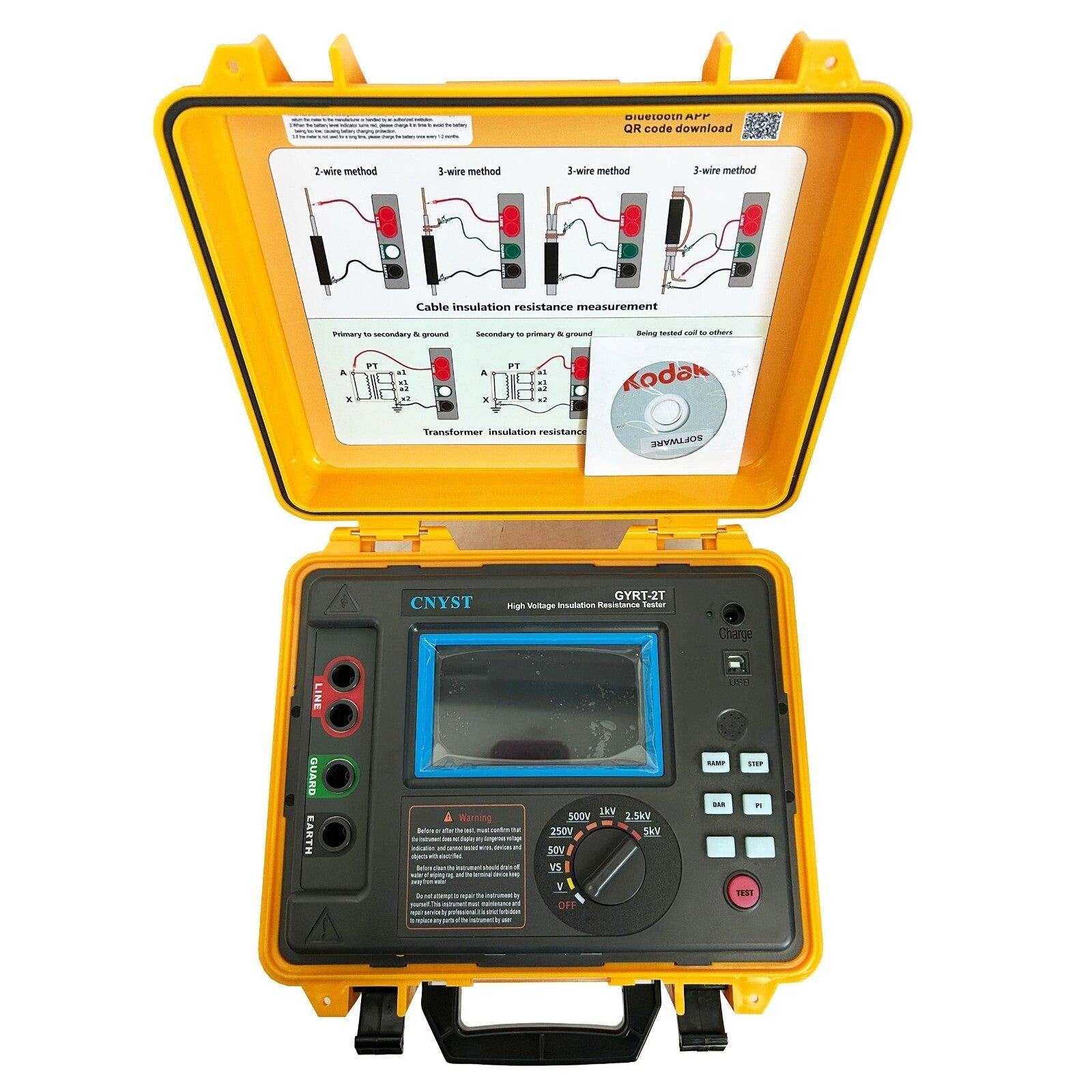 5KV High Voltage Insulation Tester with Output Voltage Accuracy (5%~10%)±10V 6B93BC-57