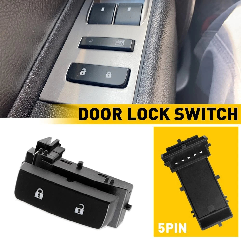Master Door Front Lock Switch Driver Side for 2007-2013 Chevy Silverado 1500 GMC 6B93BC-57