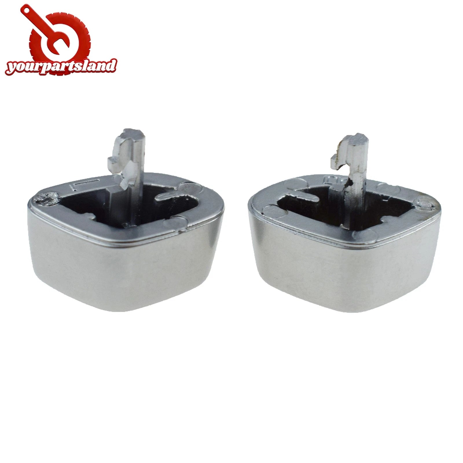Silver Seat Headrest Switch Button Cover Left Right For Mercedes W212 W166 W292 6B93BC-57