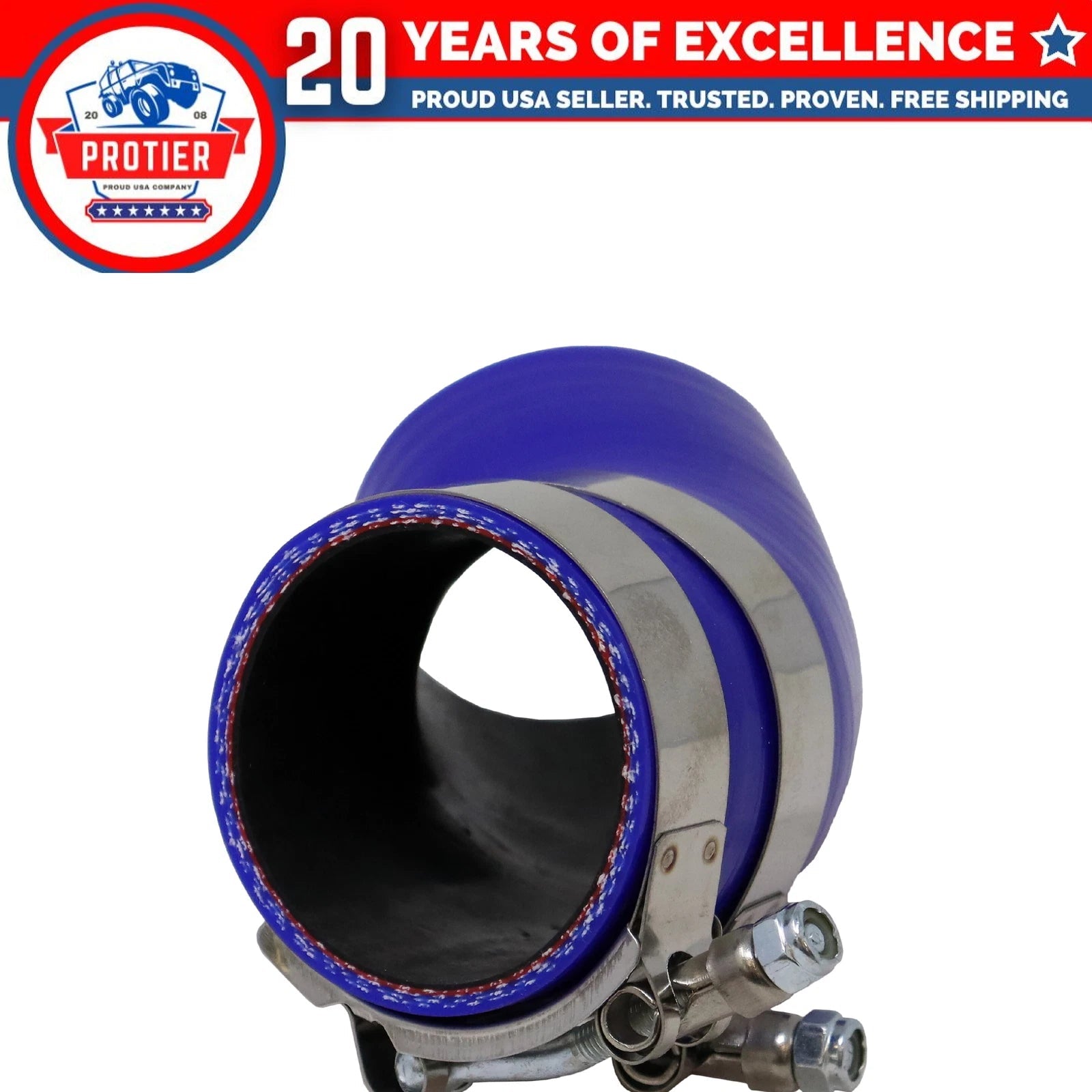 Intercooler Hose Kit Turbocharger to Pipe Fits Ford E-350 E-350 Super Duty 04 - 6B93BC-57