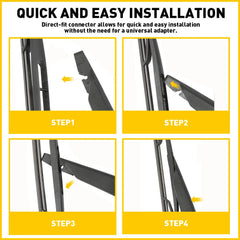 Rear Wiper Arm Blade For Nissan Rogue 2014-19 Pathfinder 2013-19 OE Quality EOA 6B93BC-57
