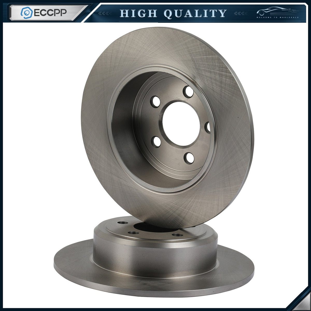 Rear Discs Brake Rotors Fits Chrysler 300 Dodge Challenger Charger G3000 Solid 6B93BC-57