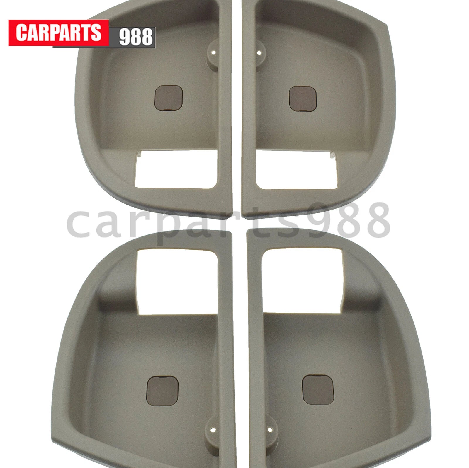 Beige Inside Door Handle Trim Left Right For 07-12 Hyundai Santa Fe 82611-2B000 6B93BC-57