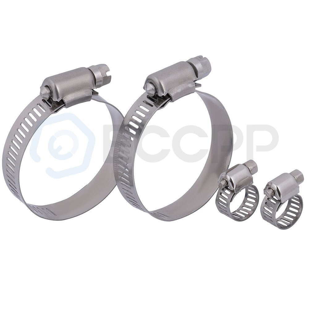 Radiator 13087 with Universal Oil Hose Clamps Kit for 2008-2011 Ford Focus 6B93BC-57