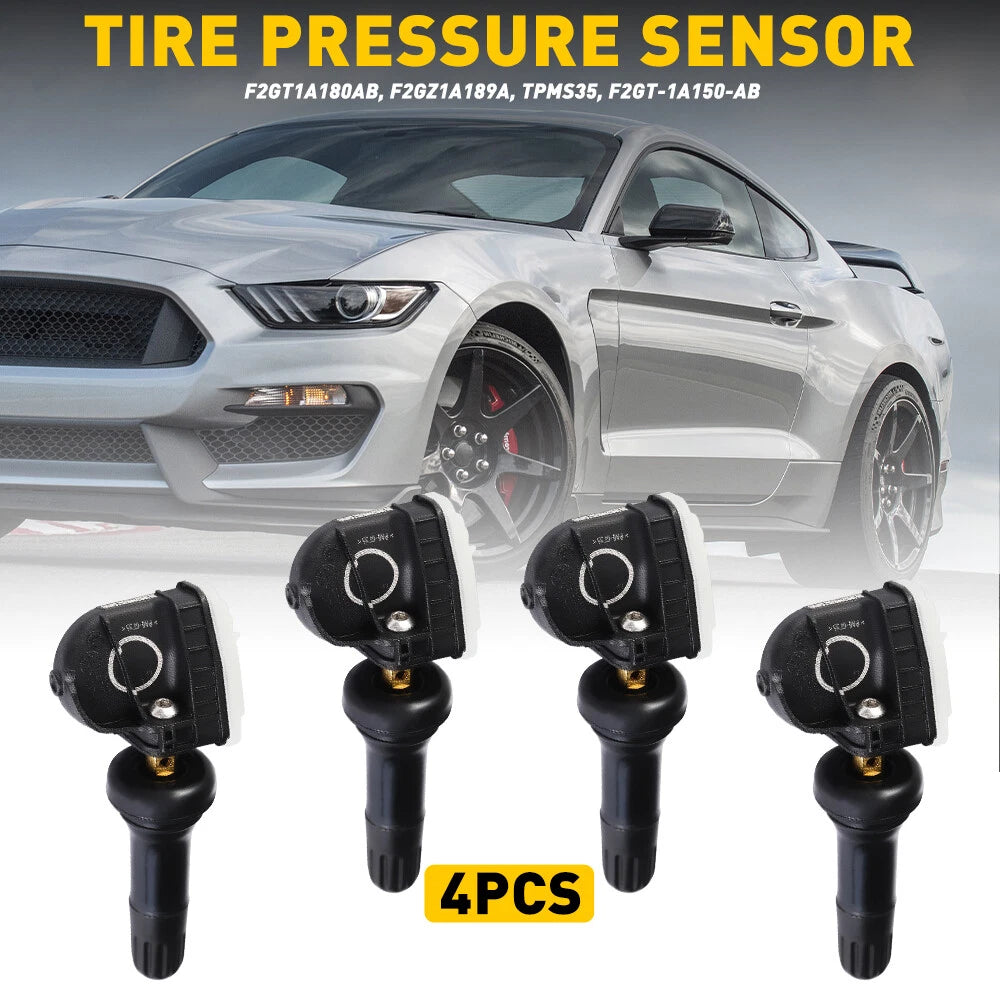 4x TPMS Tire Pressure Sensors For 15-20 Ford F-150 Edge Mustang F2GZ-1A189-A 6B93BC-57