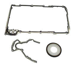 Oil Pan Gasket & Rear Main Seal + Rear Crankshaft Seal For Cadillac Chevy GMC 6B93BC-57