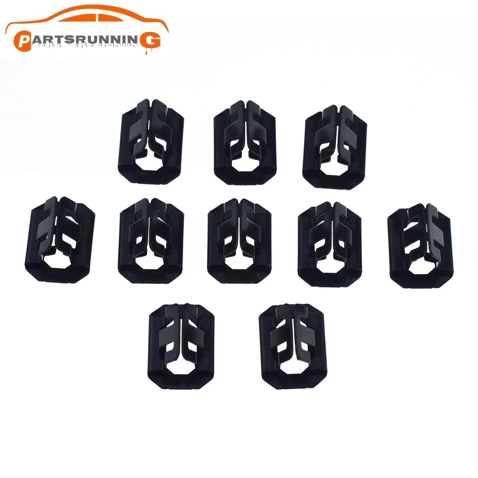 10 PCS Grille Fastener Clip For 2003-07 GMC Sierra HUMMER H2 Chevrolet 15162843 6B93BC-57