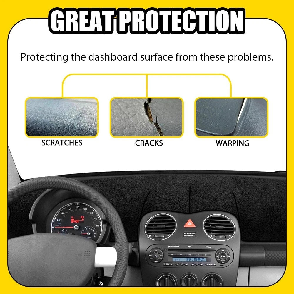 For Volkswagen Beetle 1998-2010 DashMat Dash Cover Dashboard Mat Sun Shade Pad A 6B93BC-57