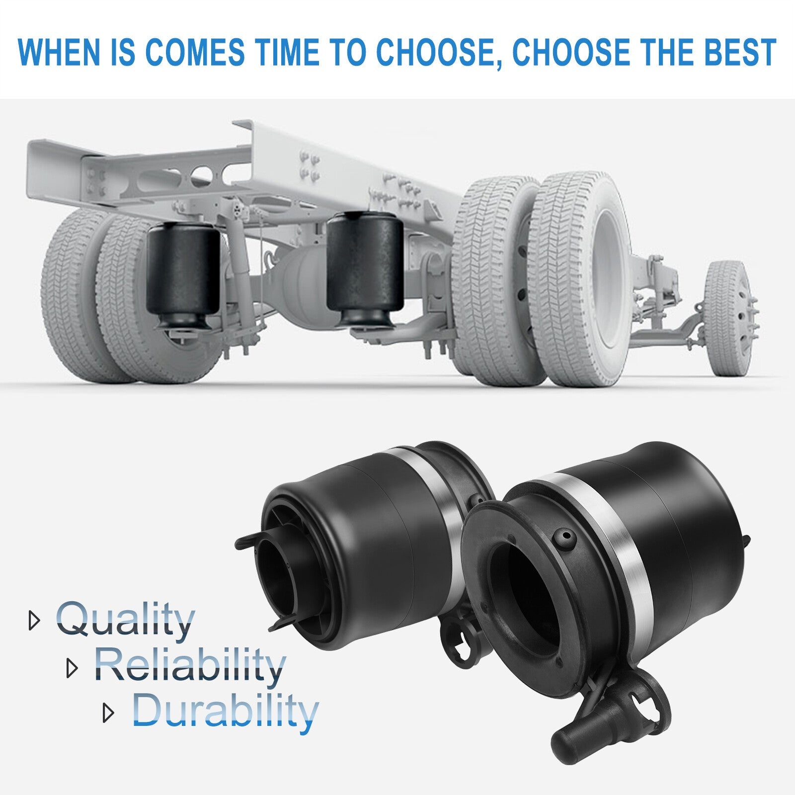 Front Pair Air Suspension Bags For Ford Expedition Lincoln Navigator 2003-2006 6B93BC-57