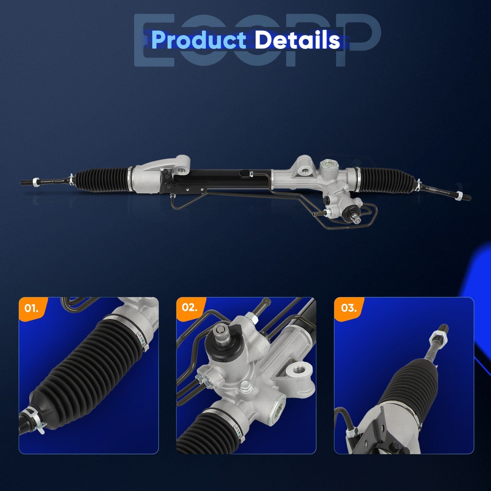 Power Steering Rack & Pinion for 2013 2014 2015-2018 Nissan Altima 26-30032 6B93BC-57
