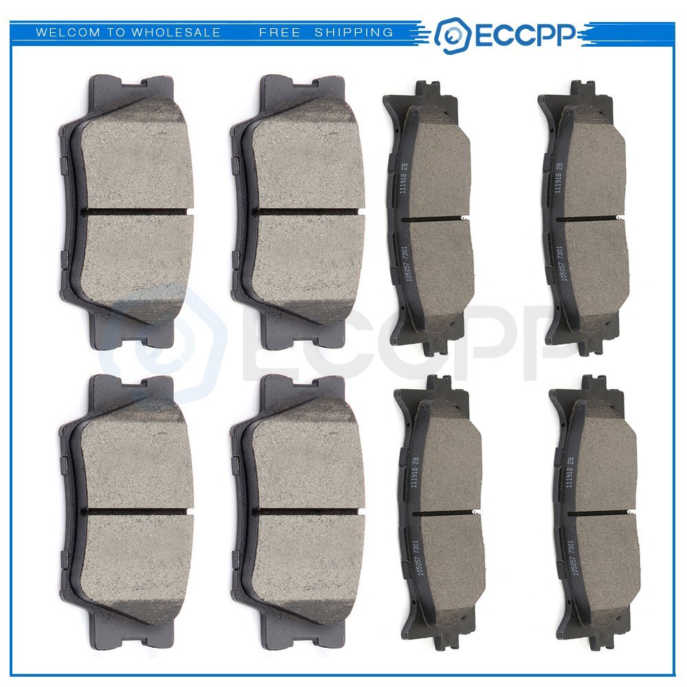 Front Rear Ceramic Brake Pads For Lexus ES300h Lexus ES350 Toyota Camry Avalon 6B93BC-57