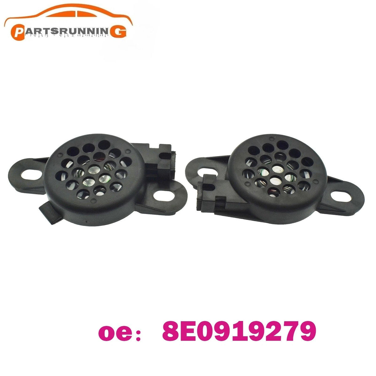 2pcs OPS PDC Parking Distance Sensor Warning Buzzer Speaker For Audi A4 VW Skoda 6B93BC-57