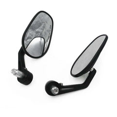 Motorcycle 7/8'' Handle Bar End Rear View Side Mirrors for Honda Yamaha Kawasaki