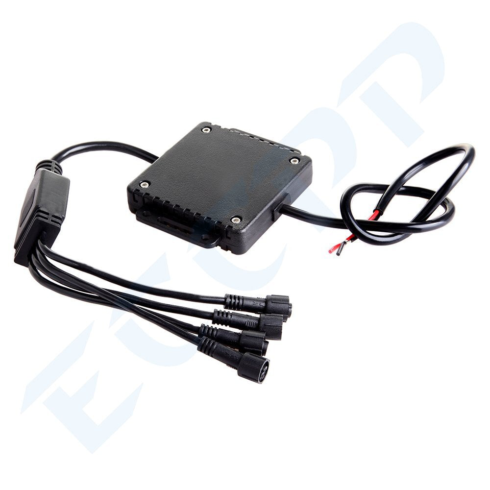 ECCPP 4 Pod RGB LED Rock Light Offroad Music Wireless Bluetooth Control ATV Jeep ECCPP