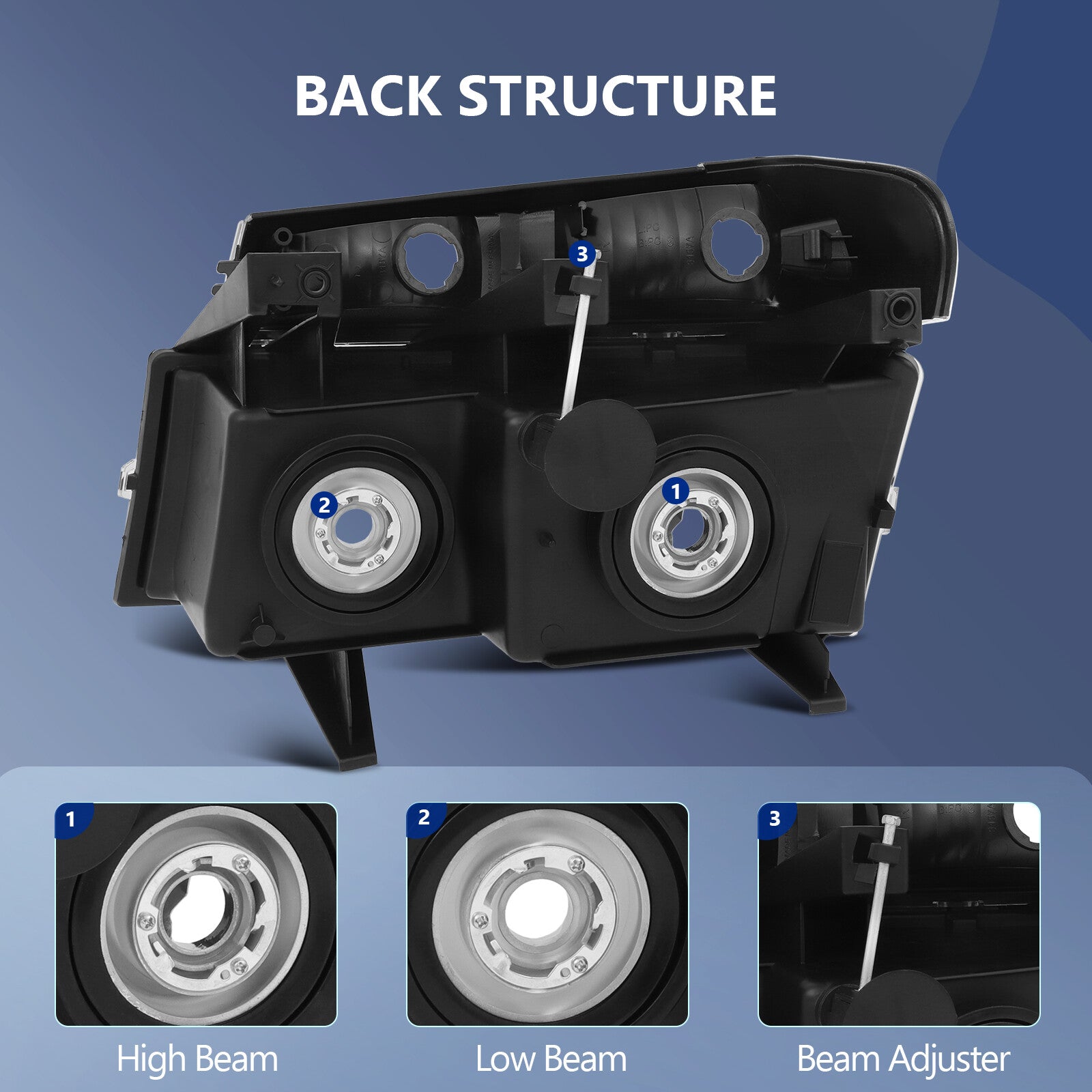Fits 2004-2012 Chevy Colorado GMC Canyon Headlights Assembly Front Left + Right 6B93BC-57