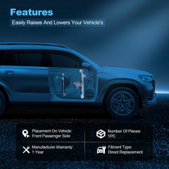 For Chevrolet Avalanche 2007-2013 Front RH Side Window Regulator w/ Motor 6B93BC-57