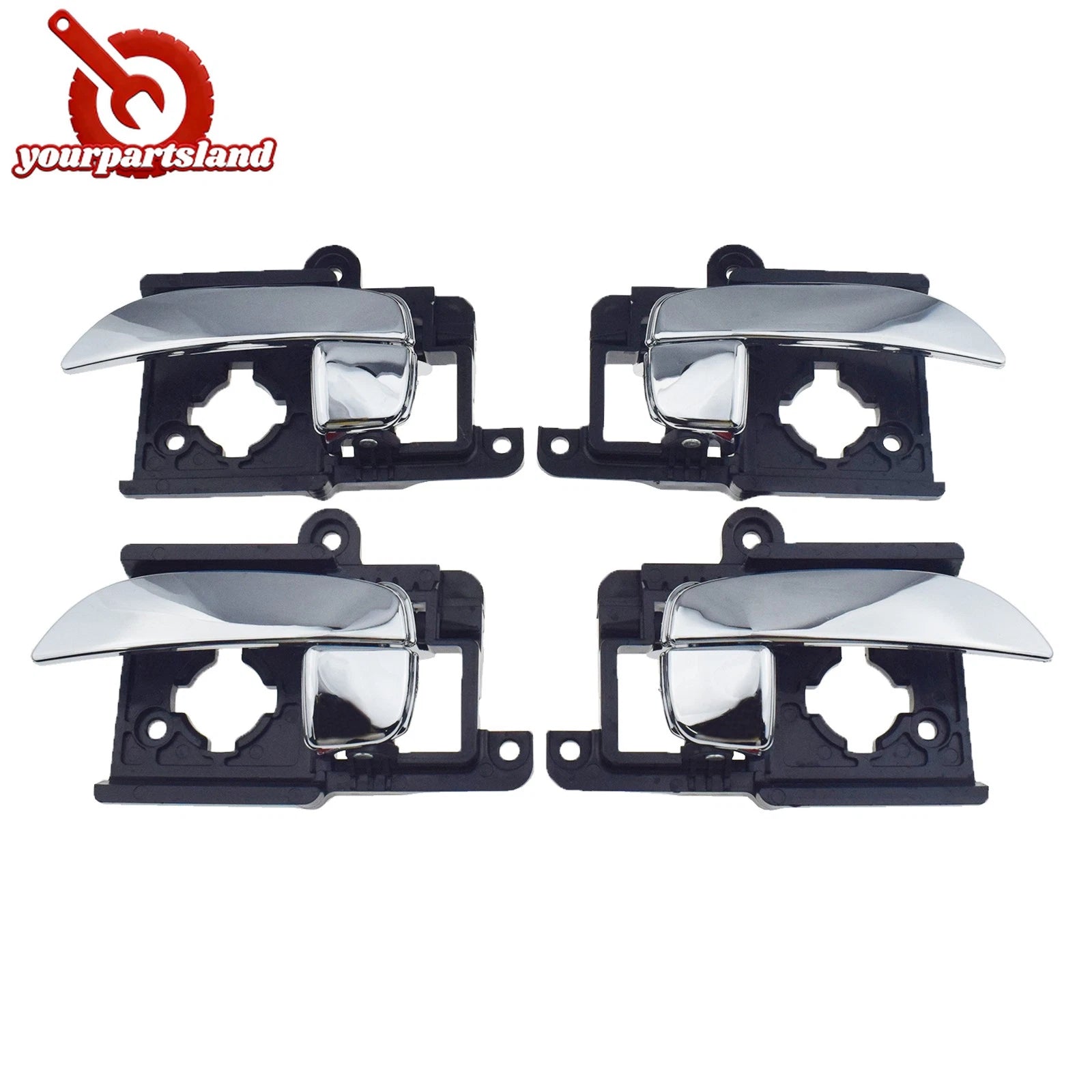 Front Rear LH RH Interior Door Handle For 2007-2010 Hyundai Elantra Sedan Chrome 6B93BC-57