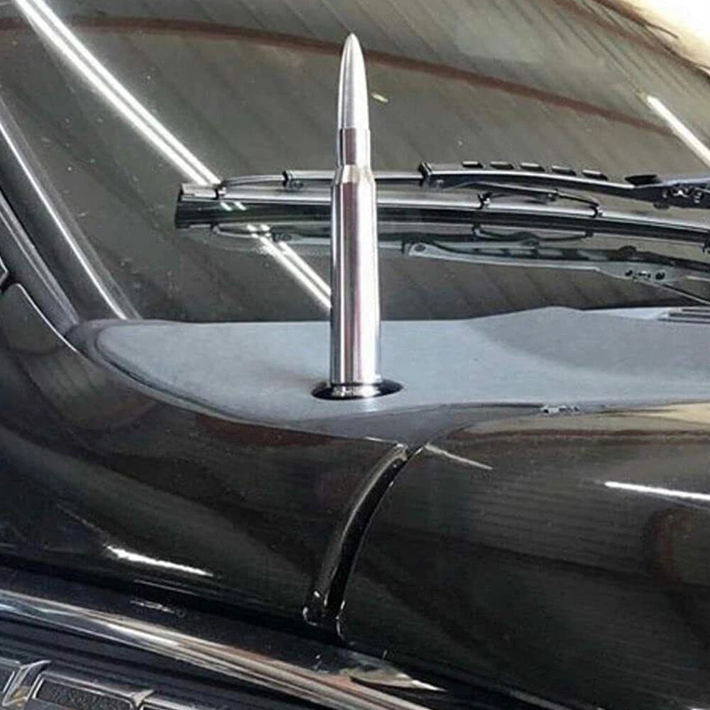 5.5" CNC BULLET ANTENNA SILVER FOR DODGE RAM 1500 2500 3500 6B93BC-57