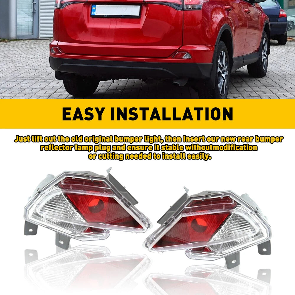 For Toyota RAV4 2016-2018 Right Side Rear Bumper Light Reflector Lamp 814800R040 6B93BC-57