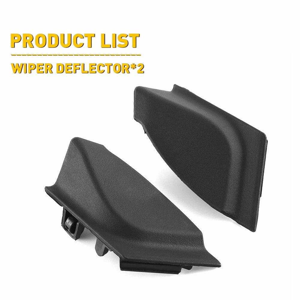 Pair Front Wiper Side Cowl Extension Cover Trim For Toyota Corolla 2020-2022 EOA 6B93BC-57