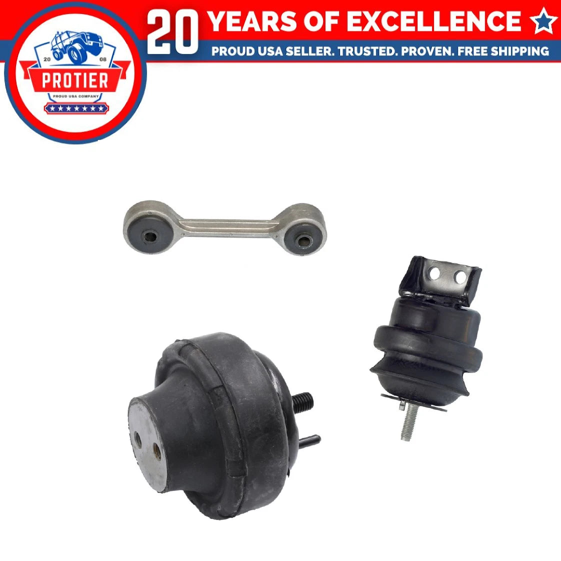 Engine Motor & Trans Mount Set for 1998 - 2002 Lincoln Continental 4.6L 3PCS 6B93BC-57