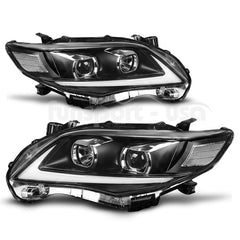 ECCPP LED Headlights Assembly For Toyota For Corolla 1.8L 2.4L 2011-2013 Pair 6B93BC-57