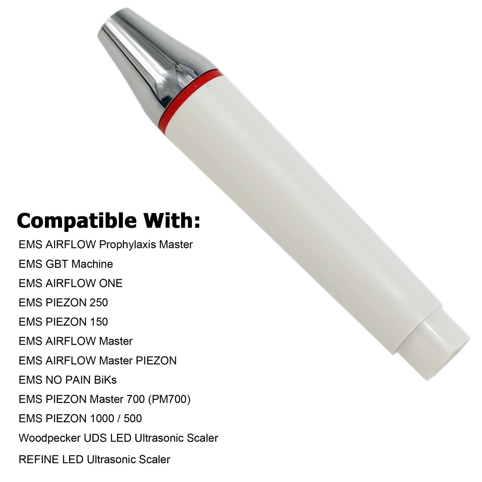 Dental EMS PIEZON LED Ultrasonic Handpiece Woodpecker Tip For PIEZON 250 AIRFLOW 6B93BC-57