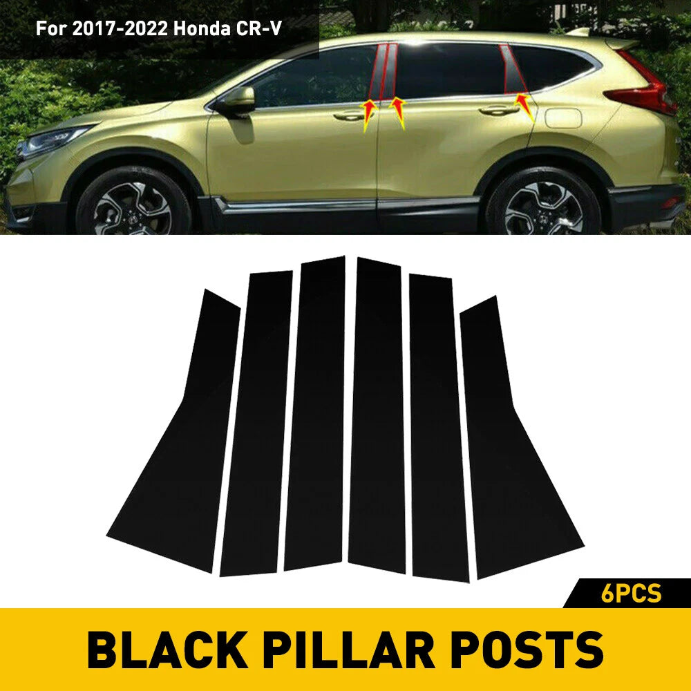 For 2017 2018 2019 2020 2021 HONDA CRV Pillar Post Window Door Trim Cover EOA 6B93BC-57