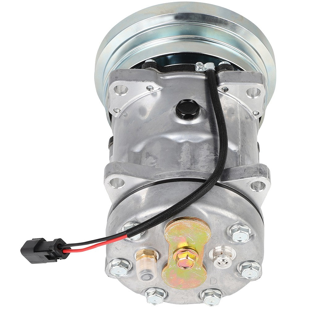 AC A/C Compressor And Clutch For Caterpillar 58768 3E1906 SD7H15HD 6B93BC-57