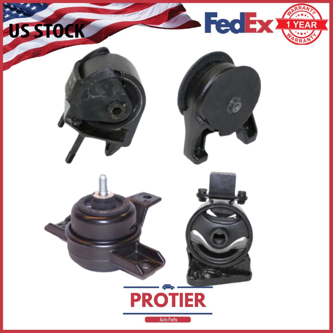 Engine Motor & Trans Mount 4PCS Set Fit 2010-2012 Hyundai Santa Fe 3.5L FWD 6B93BC-57