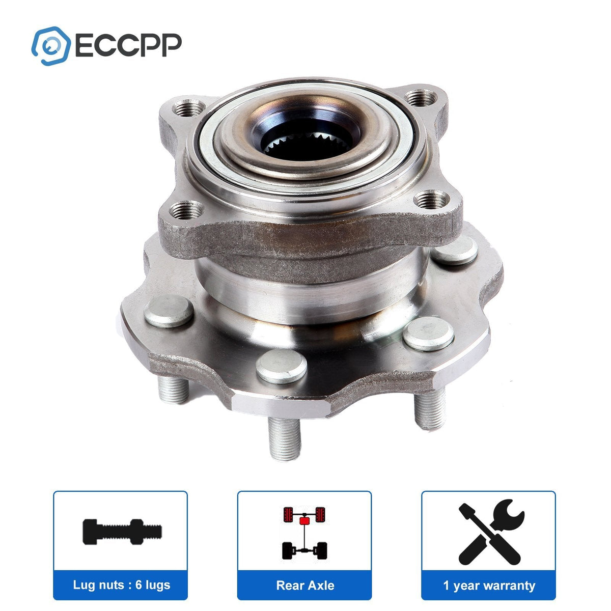 1Pc Wheel Hub Bearing Rear For Nissan Pathfinder | For Armada Mexico Built Only 6B93BC-57