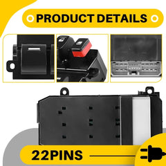 Front Driver Window Switch for Honda Fit 2009 2010 11 2012-2014 35750-T0A-A11 EA 6B93BC-57