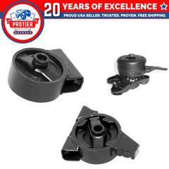 Fits 1988-1991 Toyota Camry 2.5L AUTO Trans Motor & Trans Center Mount 3PCS : 6B93BC-57