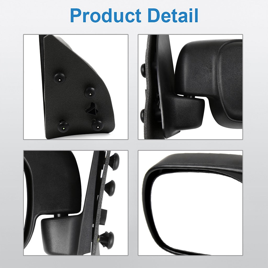 Side View Clear Manual Fold Mirror For 1999-2015 Ford F250 Left Hand KOEEP