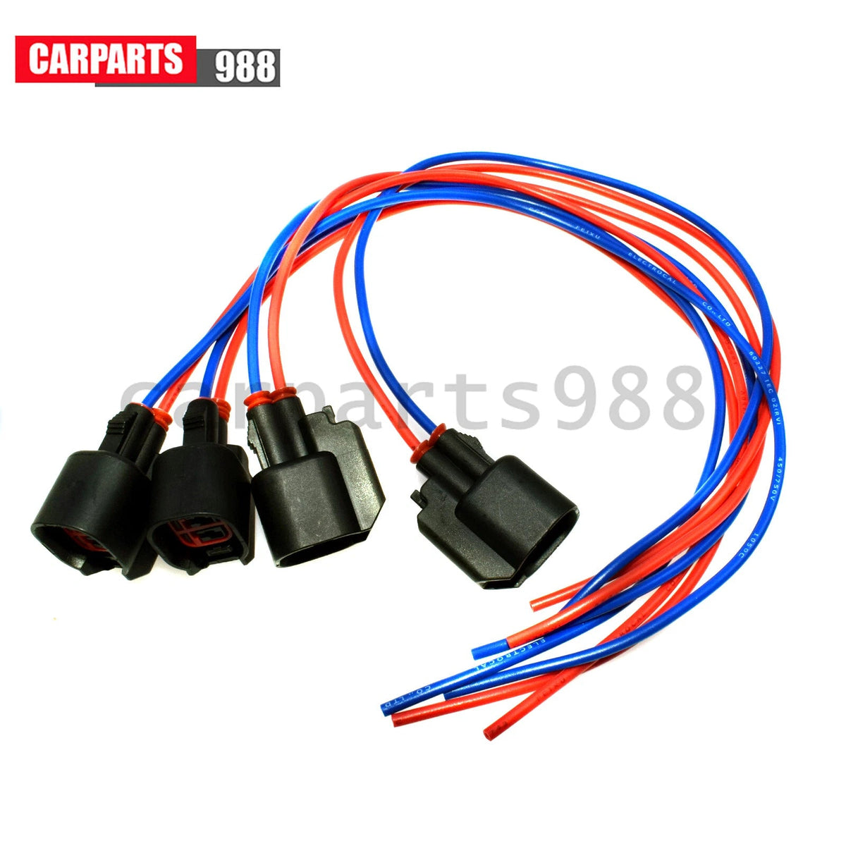 4x Fuel Injector Harness Connector Pigtail for S824 S-824 1P1344 WPT-1051 PT2160 6B93BC-57